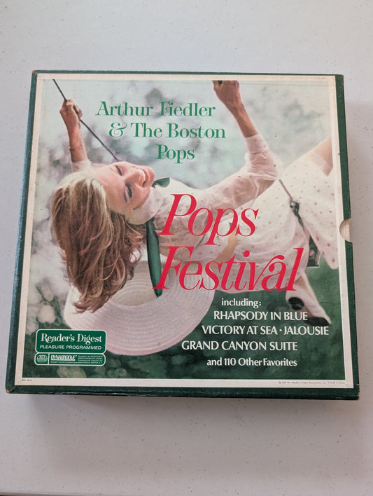 Arthur Fiedler & The Boston Pops 10 LP Boxed Set, Reader's Digest 1967(Vinyl Record LP Album)
