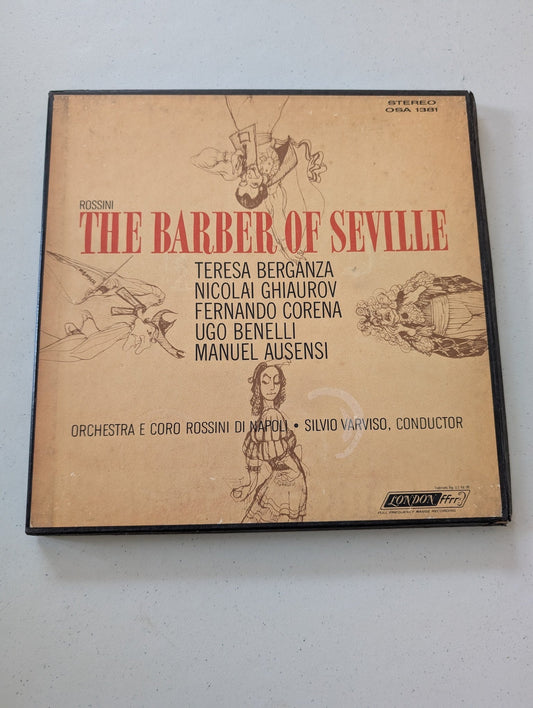 Rossini The Barber of Seville London Mono A 4381 (1965) Box set 3 LP's(Vinyl Record LP Album)