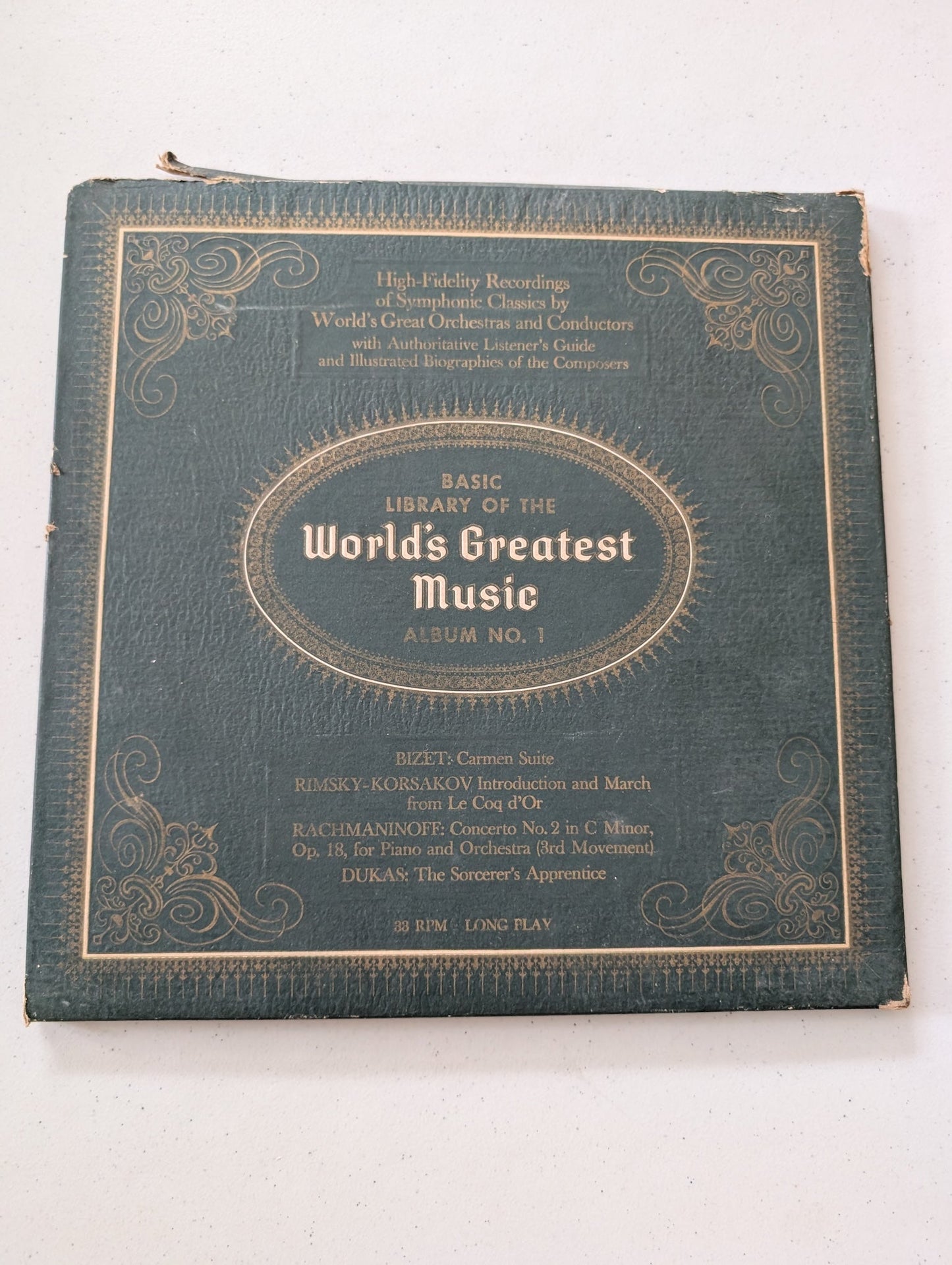 Basic Library of the Worlds Greatest Music Album No. 1 (Vinyl Record LP Album)