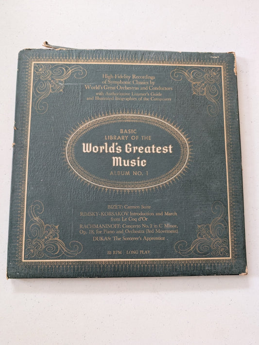 Basic Library of the Worlds Greatest Music Album No. 1 (Vinyl Record LP Album)