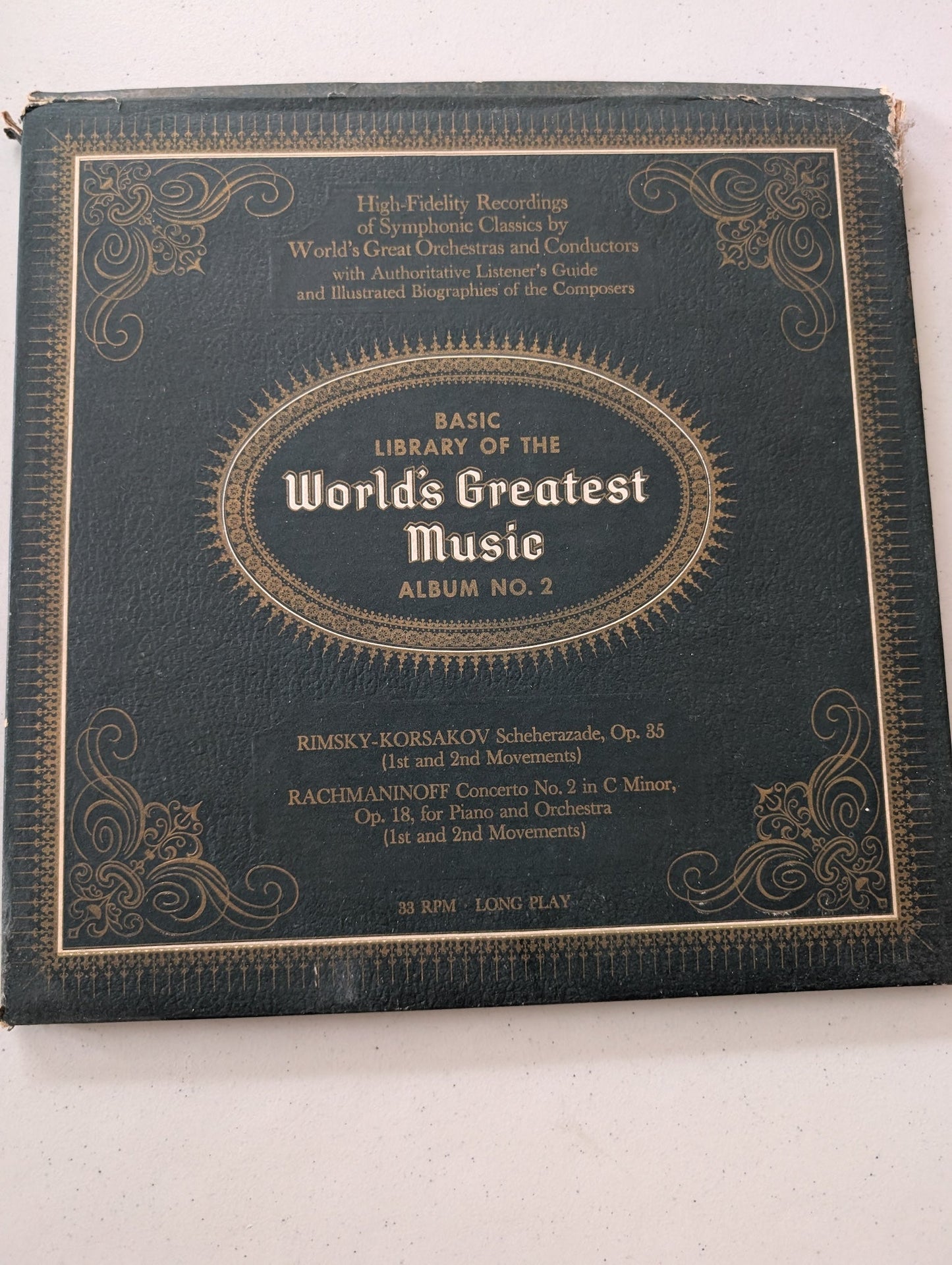Basic Library of the Worlds Greatest Music Album No. 2 (Vinyl Record LP Album)