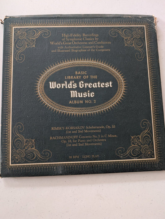 Basic Library of the Worlds Greatest Music Album No. 2 (Vinyl Record LP Album)