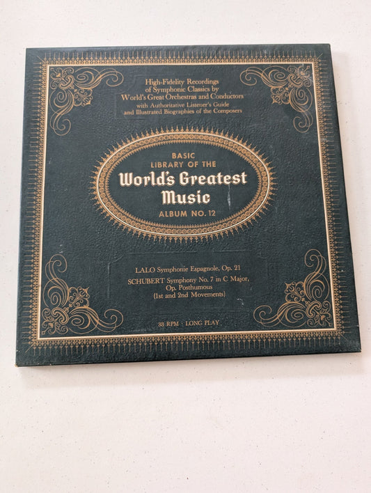 Basic Library of the Worlds Greatest Music Album No. 12 (Vinyl Record LP Album)