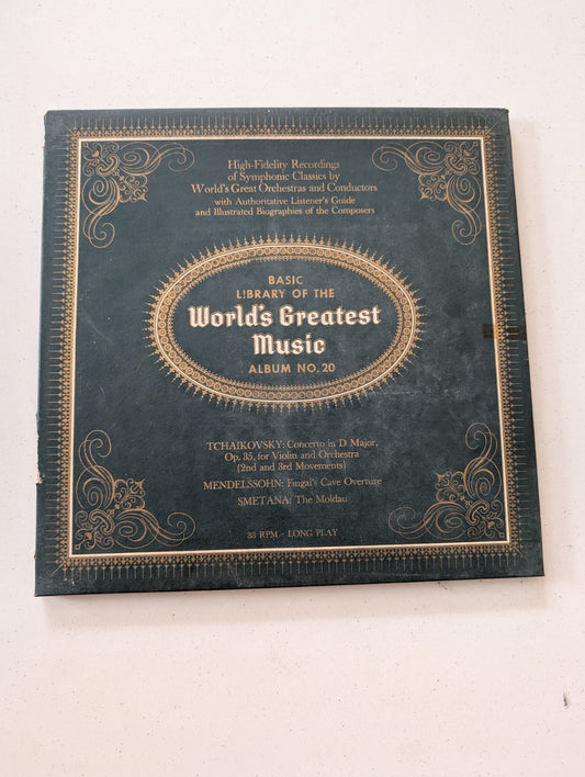 Basic Library of the Worlds Greatest Music Album No. 20 (Vinyl Record LP Album)