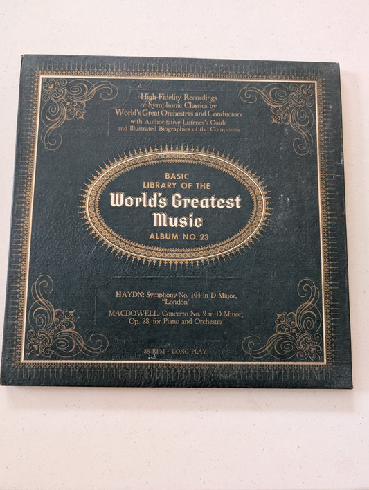 Basic Library of the Worlds Greatest Music Album No. 23 (Vinyl Record LP Album)