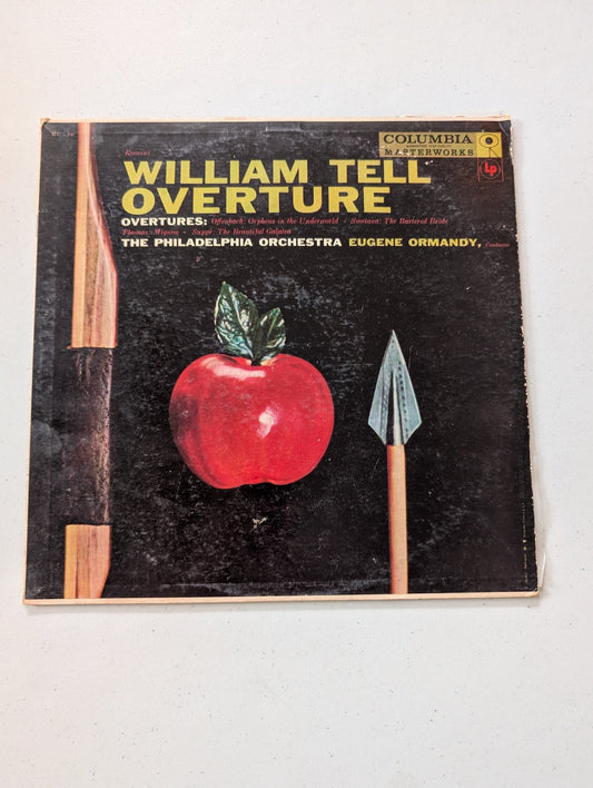EUGENE ORMANDY: william tell overture Columbia Masterworks 12" LP 33 RPM(Vintage Vinyl Record LP Album)