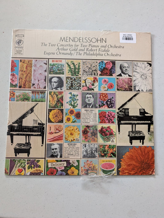 Mendelssohn: Arthur Gold The Two Concertos For Two Pianos And Orchestra Vinyl LP(Vintage Vinyl Record LP Album)