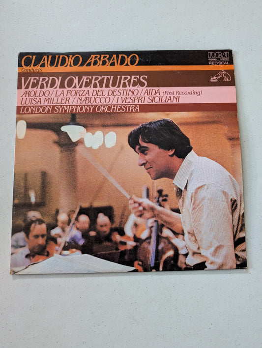 Claudio Abbado Vardi Overtures London Symphony Orchestra vinyl record ARL1-3345(Vintage Vinyl Record LP Album)