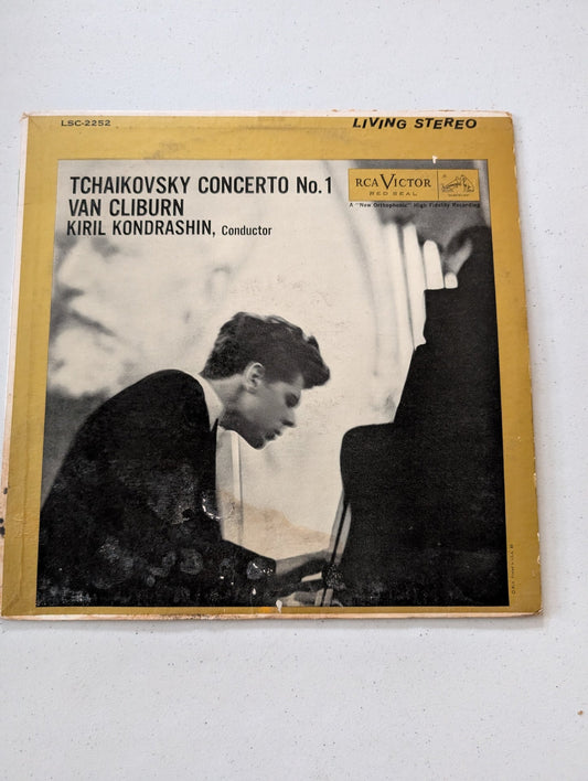 Van Cliburn  Tchaikovsky 1958 Concerto No.1 Kiril Kondrashin Vinyl LP RCA STEREO(Vintage Vinyl Record LP Album)