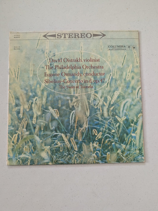 Sibelius: Concerto In D Minor For Violin 6 Eye Vinyl LP, Vinyl(Vintage Vinyl Record LP Album)