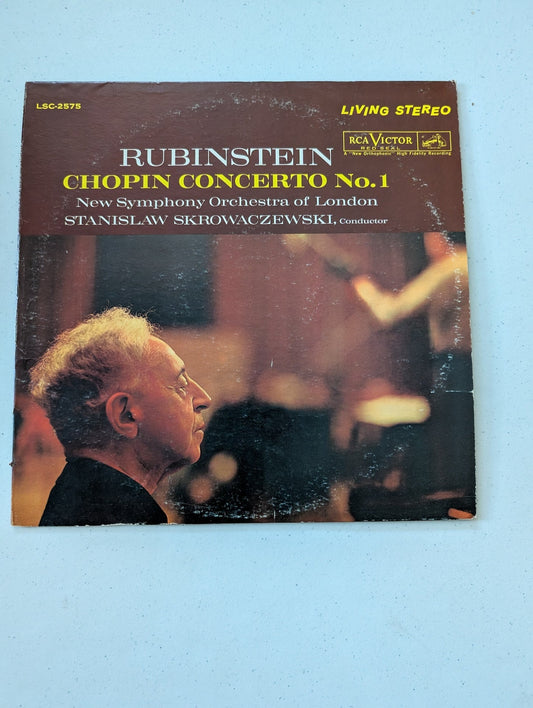 Chopin, Arthur Rubinstein, Stanislaw Skrowaczewski LP, RCA Red Seal/ O 946(Vintage Vinyl Record LP Album)
