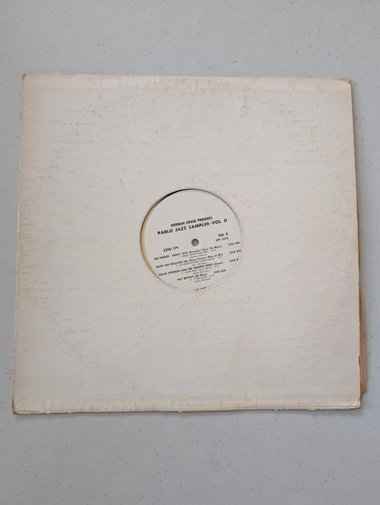 Norman Granz 12" Promo Sampler-NORMAN GRANZ PRESENTS PABLO JAZZ SAMPLER(Vintage Vinyl Record LP Album)