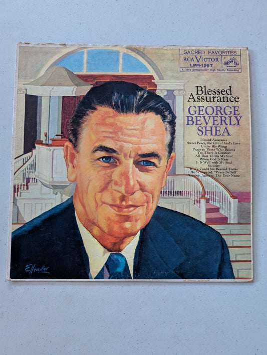 Blessed Assurance By George Beverly Shea LP Vinyl Record RCA Victor  LPM-1967(Vintage Vinyl Record LP Album)