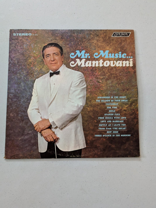 Mantovani & His Orchestra: Mr. Music Mantovani [London PS 474] LP(Vintage Vinyl Record LP Album)