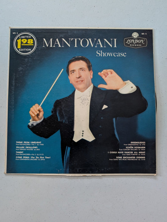 Mantovani- Showcase Songs From Stage and Screen 1959 MS-5 Vinyl 12''(Vintage Vinyl Record LP Album)