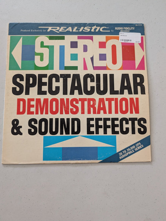 Realistic Stereo Spectacular Demonstration & Sound Effects LP 1971 Vinyl Album(Vintage Vinyl Record LP Album)