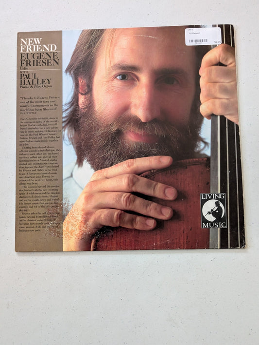 EUGENE FRIESEN & PAUL HALLEY LP New Friend - Living Music LM-0007 (1986)(Vintage Vinyl Record LP Album)