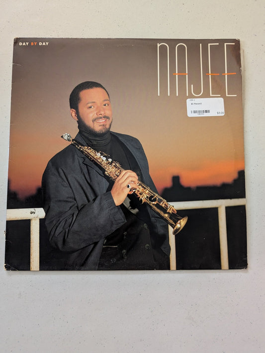 NAJEE DAY BY DAY LP 88 EMI-MANHATTAN E1-90096 SMOOTH JAZZ FUNK MODERN SOUL (Vintage Vinyl Record LP Album)