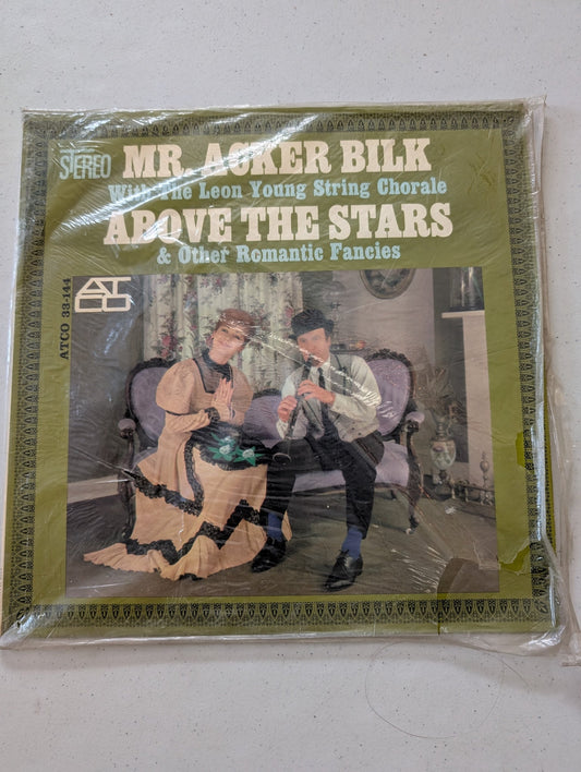 Mr. Acker Bilk Accompanied By The Leon Young String Chorale – Above The Stars & Other Romantic Fancies(Vintage Vinyl Record LP Album)