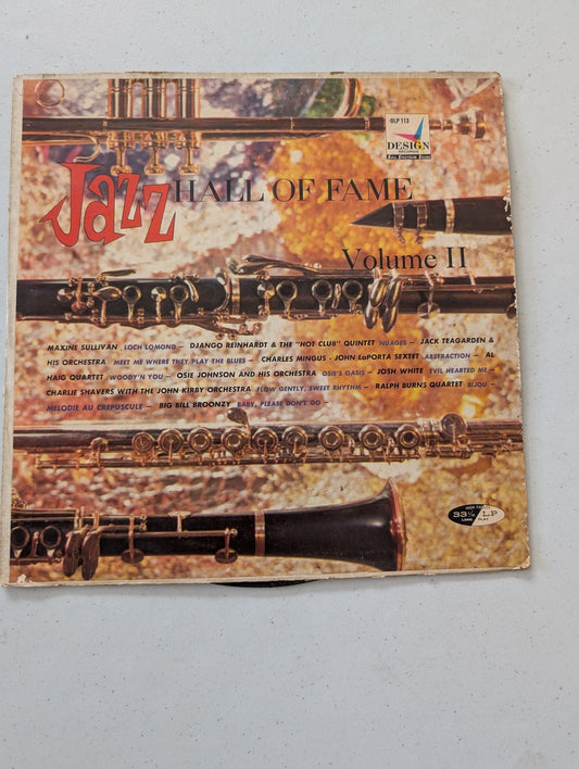 Jazz Hall of Fame Volume II - Various Artists - Design Records(Vintage Vinyl Record LP Album)
