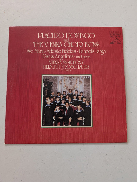 Placido Domingo And The Vienna Choir Boys 1980 Vintage Vinyl Record Album LP(Vintage Vinyl Record LP Album)