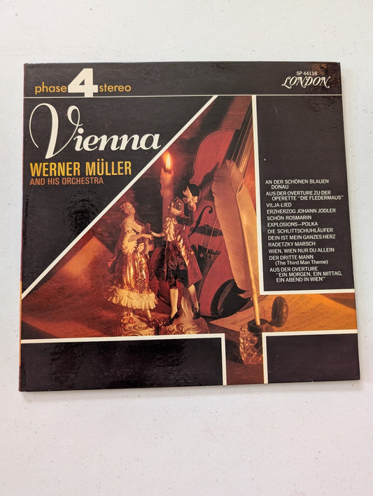 Werner Müller And His Orchestra Vienna Phase 4 Stereo LP, NM Vinyl Cover(Vintage Album Cover Only)