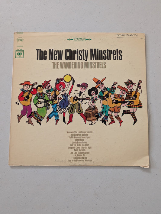 NEW CHRISTY MINSTRELS Sing World Folk Classics Lp THE WANDERING MINSTRELS Stereo(Vintage Vinyl Record LP Album)