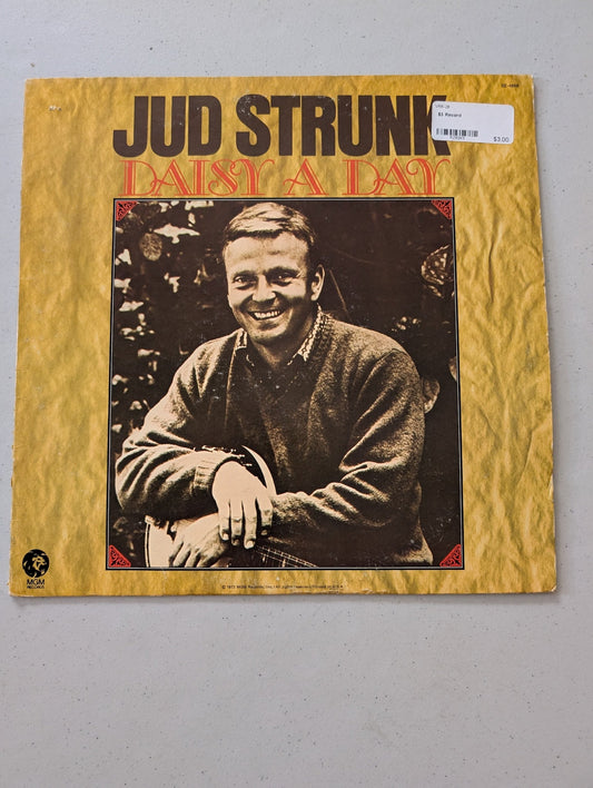 Jud Strunk, Daisy A Day, Vinyl LP Record, MGM SE4898, 1973(Vintage Vinyl Record LP Album)