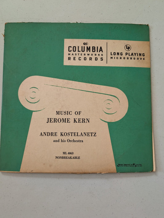 Columbia Masterworks Kostelanetz Concert Andre Kostelanetz and his Orchestra LP ML4066(Vintage Vinyl Record LP Album)