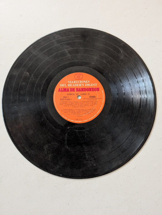 Selecciones del Reader's Digest - Alma de Bandoneon - Esencia de Tango (2) - Reader's Digest Selections - Soul of the Accordion - Essence of Tango (2)(Vintage Vinyl Record LP Album)