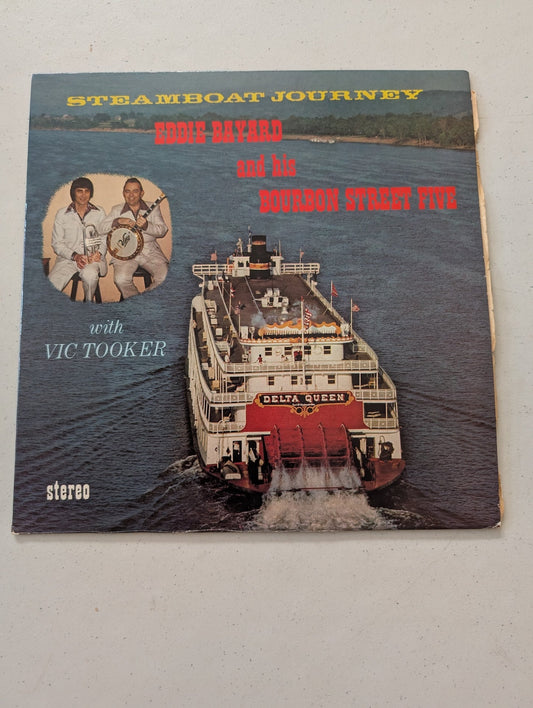 Eddie Bayard & His Bourbon Street Five - Steamboat Journey - w/ Vic Tooker LP(Vintage Vinyl Record LP Album)