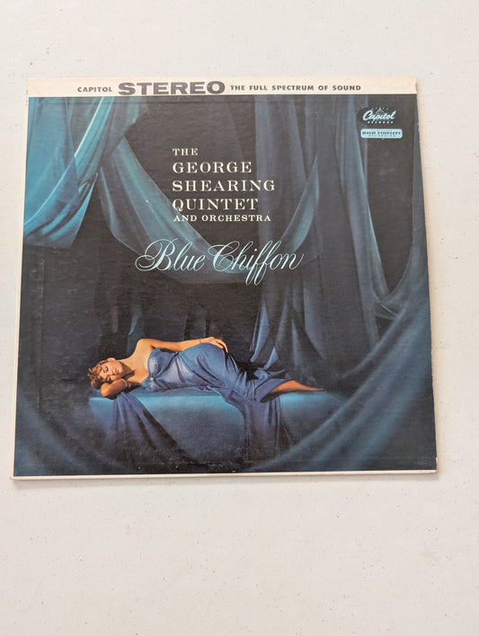 George Shearing Quintet - Blue Chiffon 1959 Vinyl LP Album (Vintage Vinyl Record LP Album)