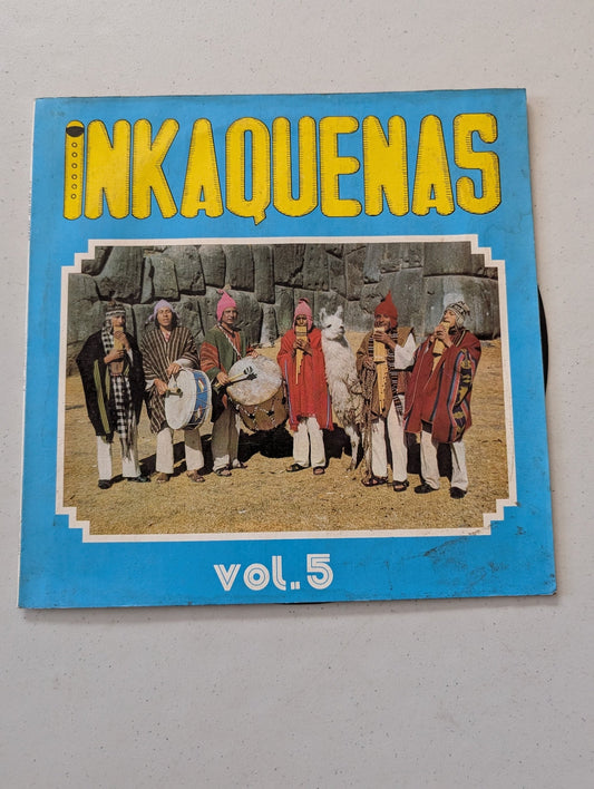 Inka Kenas Vol. 5, an album of Andean folk music(Vintage Album Cover Only)