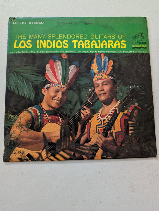 The Many Splendored Guitars Of Los Indios Tabajaras, 1965 RCA LPM 3413 Latin(Vintage Vinyl Record LP Album)