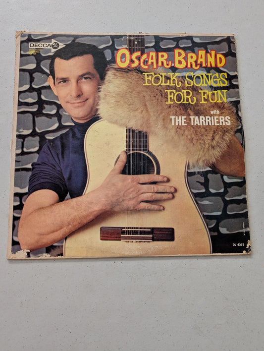 Oscar Brand With The Tarriers – Folk Songs For Fun(Vintage Vinyl Record LP Album)