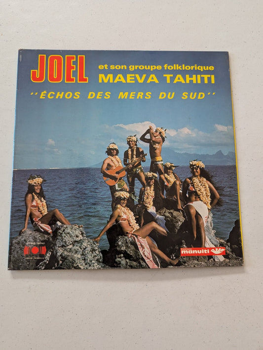 Joel Et Son Groupe Folklorique – Échos Des Mers Du Sud(Vintage Vinyl Record LP Album)