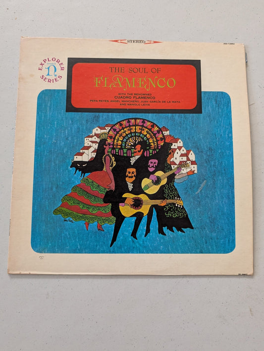 CUADRO FLAMENCO -The Soul Of Flamenco - Vinyl LP 1965 Nonesuch HS72002-Stereo(Vintage Vinyl Record LP Album)