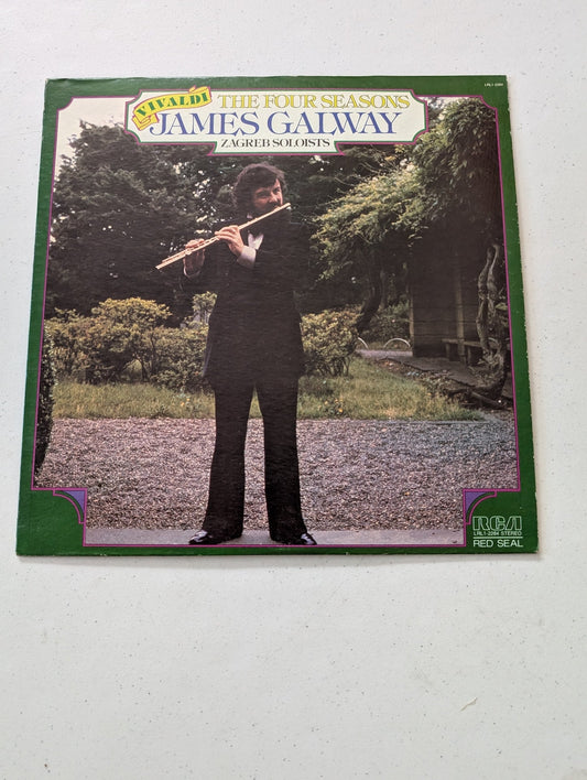 JAMES GALWAY ZAGREB SOLOISTS VIVALDI THE FOUR SEASONS VINYL LP 1977 (Vintage Vinyl Record LP Album)