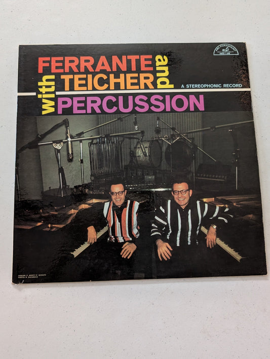 Ferrante & Teicher With Percussion Original Vintage Vinyl Record Album (Vintage Vinyl Record LP Album)