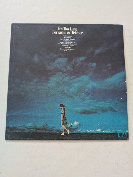 Ferrante & Teicher - It's Too Late - United Artists Records  1971(Vintage Vinyl Record LP Album)