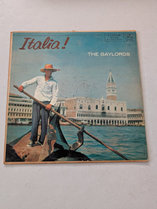 The Gaylords – Italia !(Vintage Vinyl Record LP Album)
