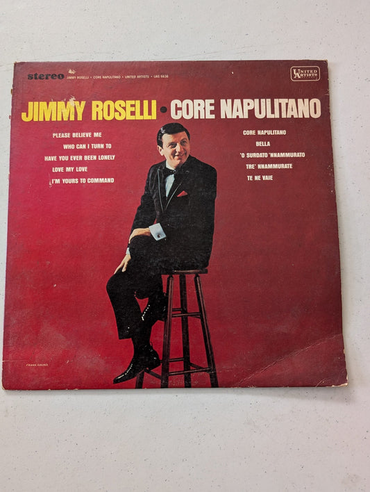 Jimmy Roselli - Cora, Napolitano (1975) - Vinyl LP 12" Record Album (Vintage Vinyl Record LP Album)