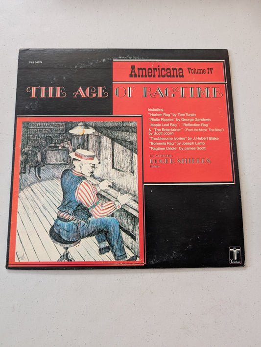 Roger Shields Americana Vol IV: The Age of Ragtime Vinyl Record - Turnabout(Vintage Vinyl Record LP Album)