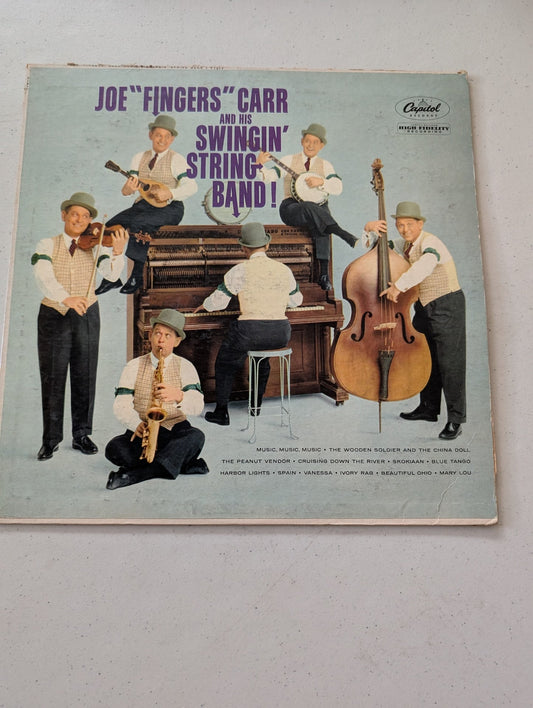 Joe “Fingers” Carr And His Swingin’ String Band - ST 1217 - Vinyl Record LP(Vintage Vinyl Record LP Album)