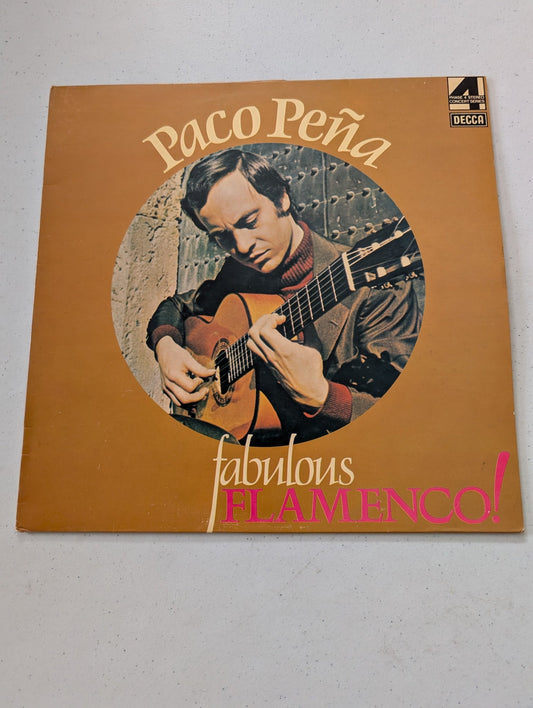 Paco Pena : Fabulous Flamenco! La Gitarra Flamenca 1975  (Vintage Vinyl Record LP Album)