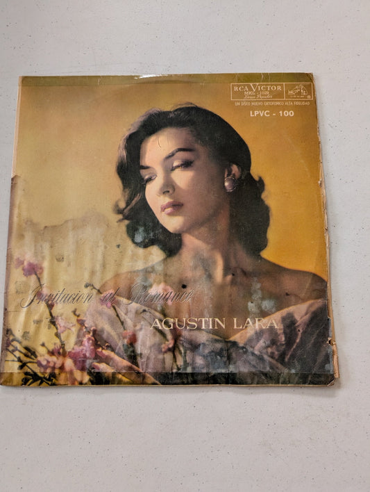 AGUSTIN LARA-“nvitación Al Romance-33 RPM RCA-(Vintage Vinyl Record LP Album)