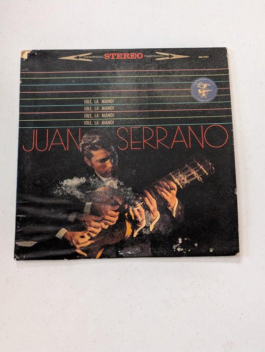 Juan Serrano Ole La Mano 1962 Elektra EKS-7227 Stereo Flamenco Guitar(Vintage Vinyl Record LP Album)