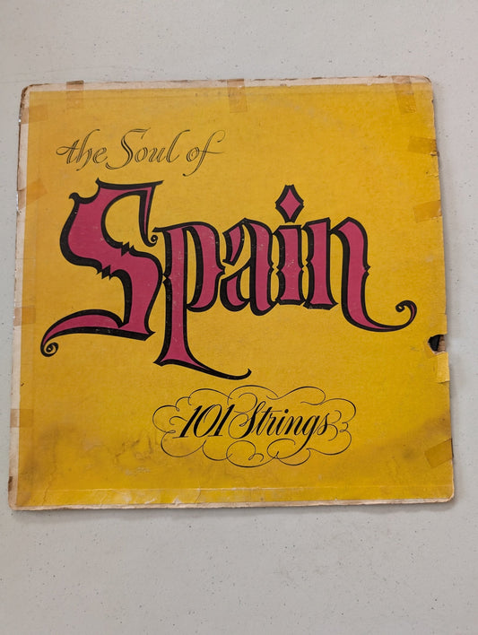 101 Strings The Soul of Spain   Record Album Vinyl LP (Vintage Album Cover Only)