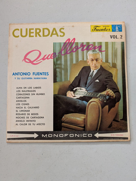 Antonio Fuentes: Cuerdas Que Lloran Vol 4, Fuentes Discos MF-3048 - Latin LP(Vintage Vinyl Record LP Album)