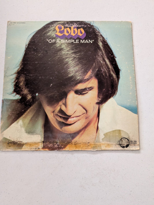 Lobo Of A Simple Man Vinyl LP 1972 I’d Love You To Want Me Record (Vintage Vinyl Record LP Album)